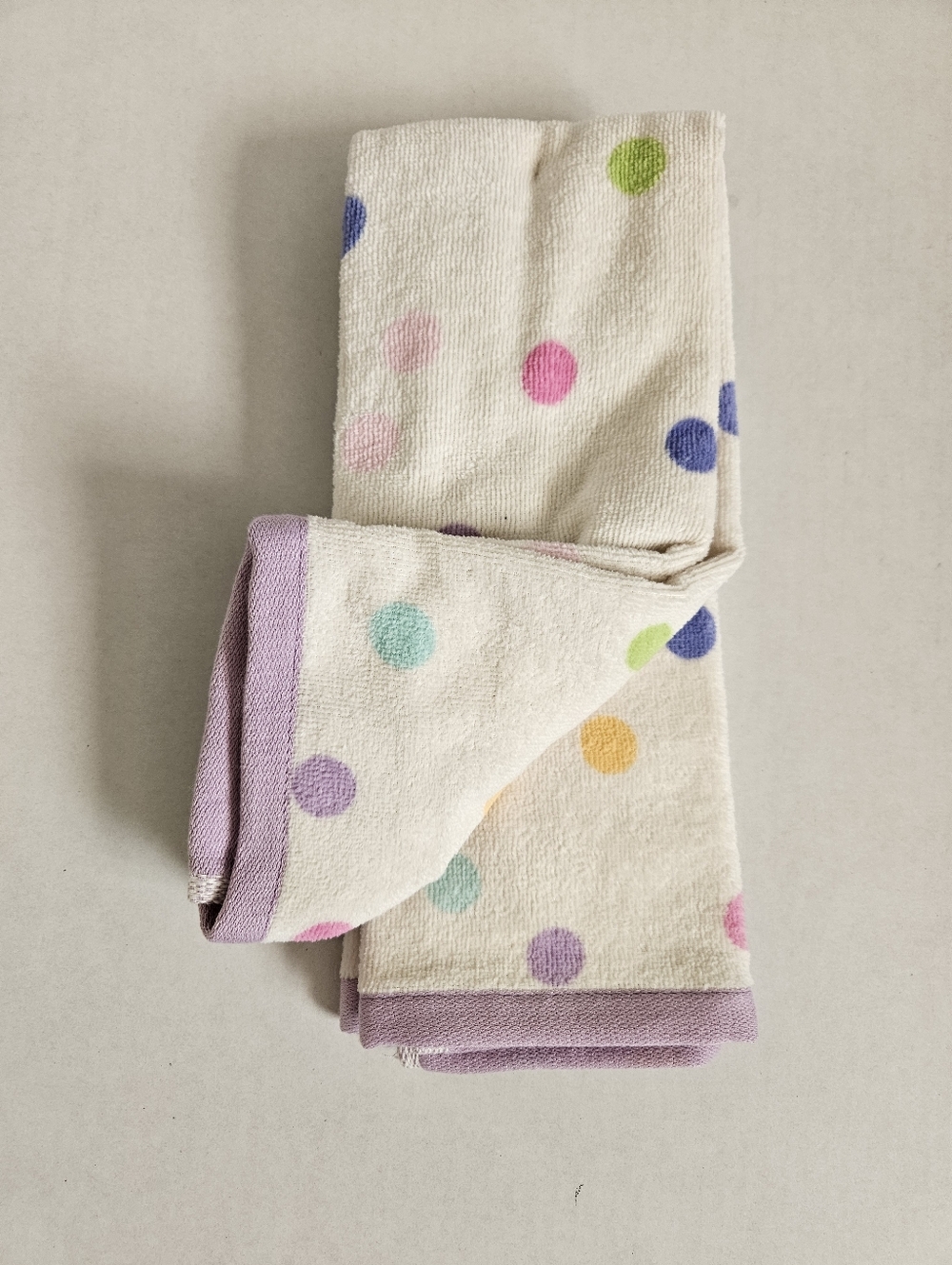 2pk Easter Polka Dot Hand Towel Set